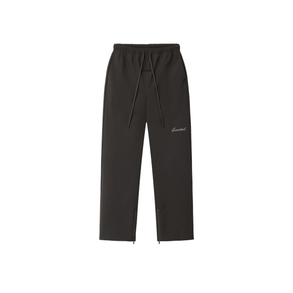 Fear of God Essentials Bonded Nylon Signature Classic Track Pant in Ink Black | Coveti