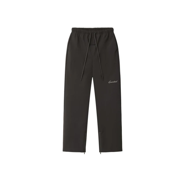 Fear of God Essentials Bonded Nylon Signature Classic Track Pant in Ink Black | Coveti