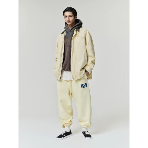 Fear of God Essentials Browns 90s Relaxed Hoodie in Wood Heather | Sweatshirts | Coveti