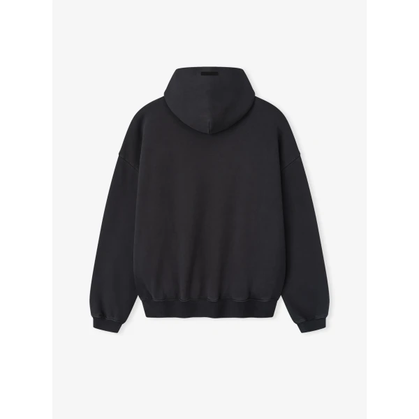 Fear of God Essentials Campus 90s Hoodie in Faded Black | Sweatshirts | Coveti