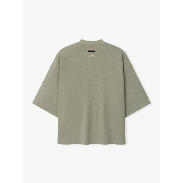Fear of God Essentials Chargers Merch Tee in Seal Heather | T-shirts & vests | Coveti