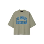 Fear of God Essentials Chargers Merch Tee in Seal Heather | Coveti