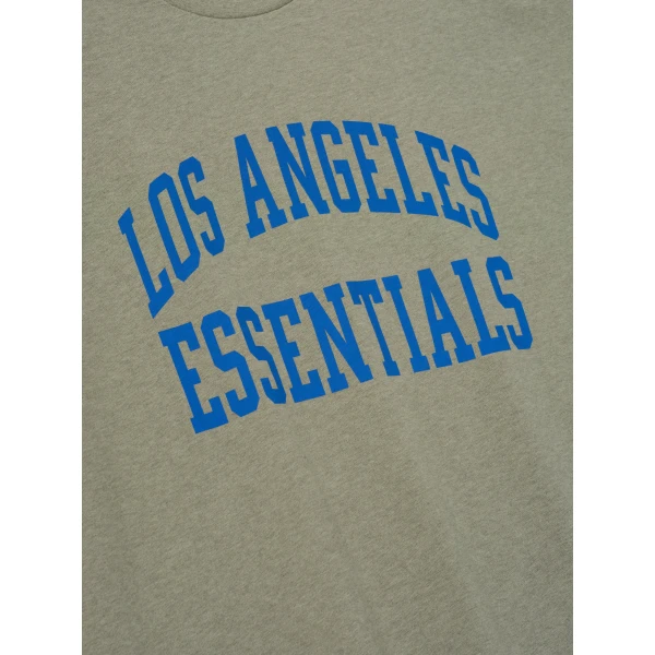 Fear of God Essentials Chargers Merch Tee in Seal Heather | T-shirts & vests | Coveti