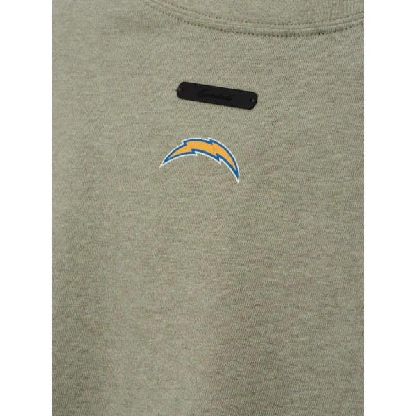Fear of God Essentials Chargers Merch Tee in Seal Heather | T-shirts & vests | Coveti