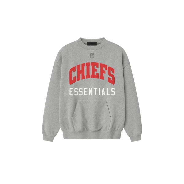 Essentials Chiefs Sport Crewneck in Concrete Heather