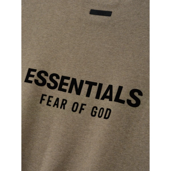 Fear of God Essentials Classic Crewneck Sweatshirt in Homestead Heather | Sweatshirts | Coveti
