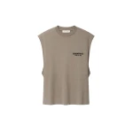 Fear of God Essentials Classic Cut-Off in Homestead Heather | Coveti