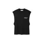 Fear of God Essentials Classic Cut-Off in Vintage Black | Coveti