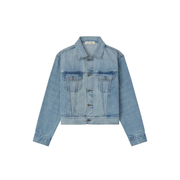 Fear of God Essentials Classic Denim Jacket in Classic Blue | Coveti