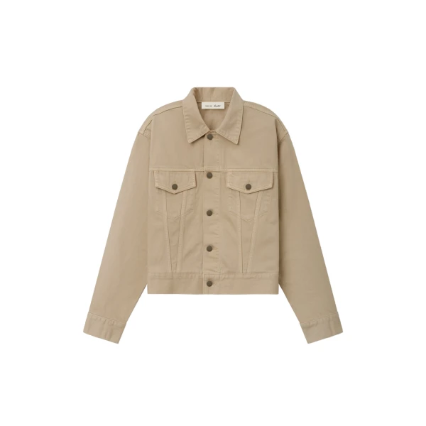 Essentials Classic Denim Jacket in Overdyed Dune