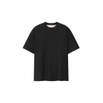 Fear of God Essentials Classic Double Layer Tee in Washed Vintage Black | Coveti