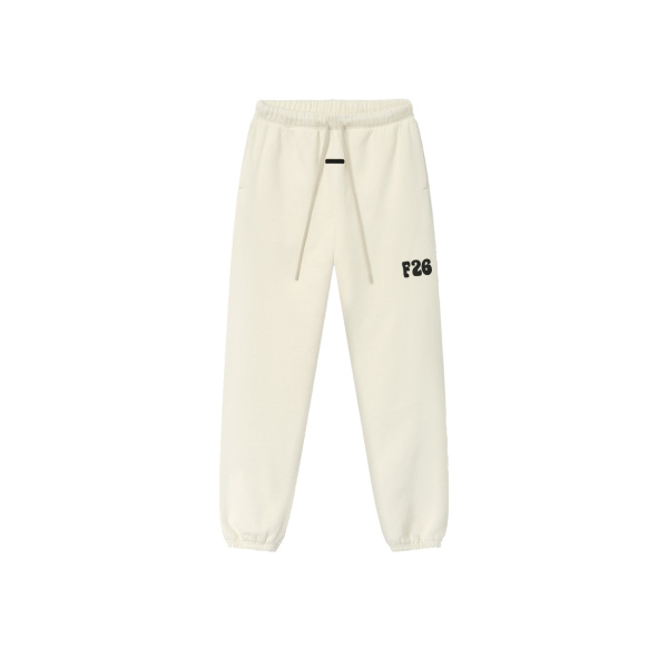 Fear of God Essentials Classic Fleece Sweatpant in Washed Ivory | Coveti