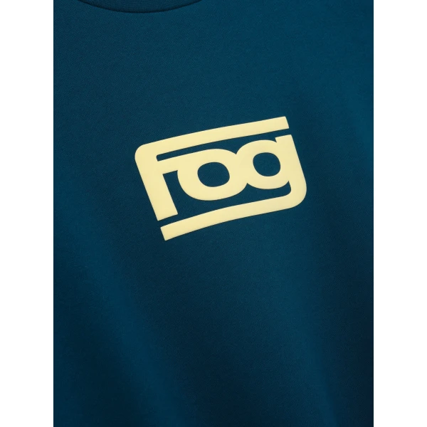 Fear of God Essentials Classic Half Raglan Hi-Crewneck in Night Sea | Sweatshirts | Coveti