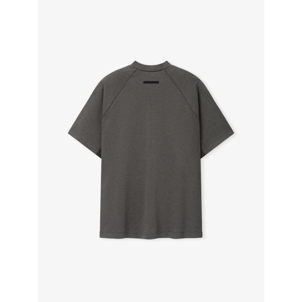 Fear of God Essentials Classic Half Zip Raglan in Ash Heather | Sweatshirts | Coveti