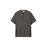 Fear of God Essentials Classic Half Zip Raglan in Ash Heather | Coveti