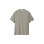 Fear of God Essentials Classic Half Zip Raglan in Pyrite Heather | Coveti