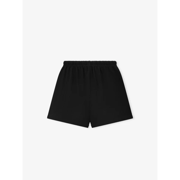 Fear of God Essentials Classic Heavy Jersey Short in Black | Shorts | Coveti