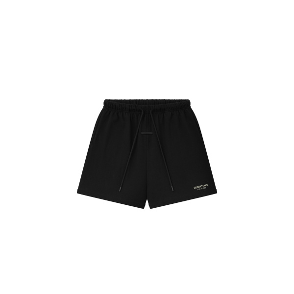 Fear of God Essentials Classic Heavy Jersey Short in Black | Coveti