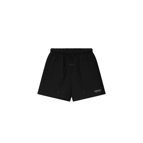 Fear of God Essentials Classic Heavy Jersey Short in Black | Coveti