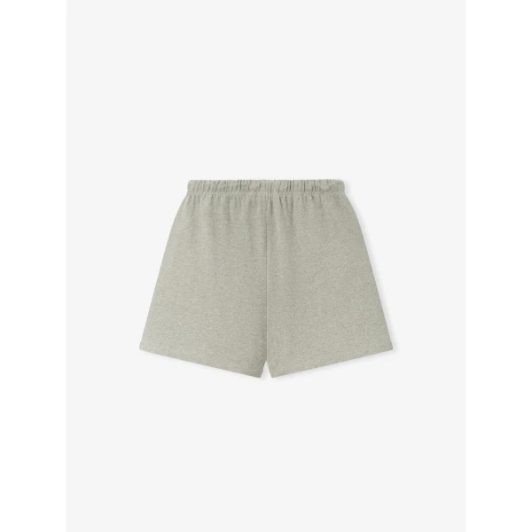 Fear of God Essentials Classic Heavy Jersey Short in Warm Heather | Shorts | Coveti