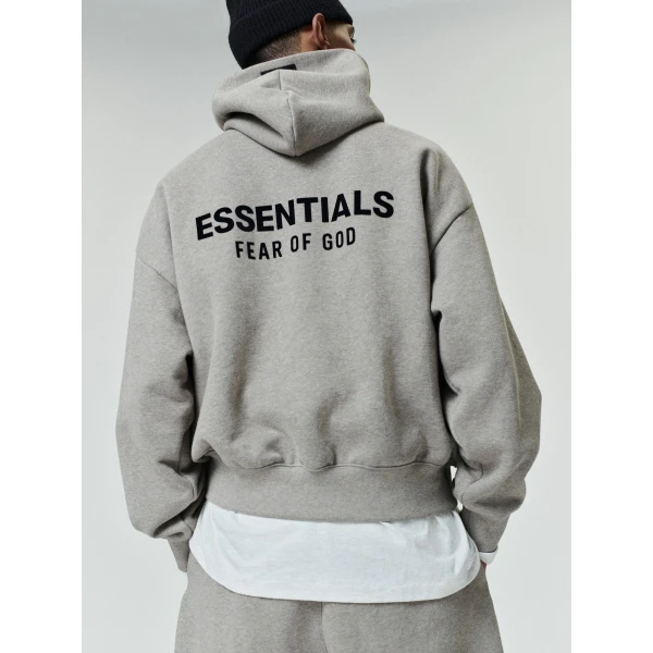 Fear of God Essentials Classic Hoodie in Homestead Heather | Sweatshirts | Coveti