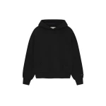 Fear of God Essentials Classic Hoodie in Vintage Black | Coveti