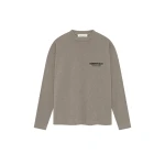 Fear of God Essentials Classic Long Sleeve Tee in Homestead Heather | Coveti