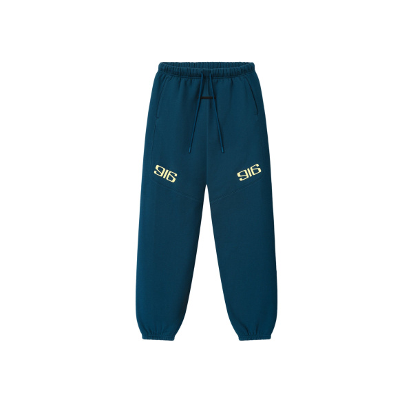 Fear of God Essentials Classic Moto Sweatpant in Night Sea | Coveti