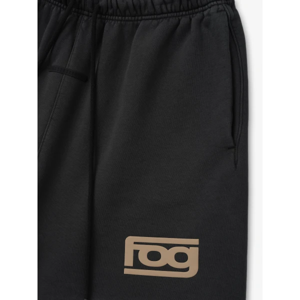 Fear of God Essentials Classic Short in Washed Vintage Black | Shorts | Coveti