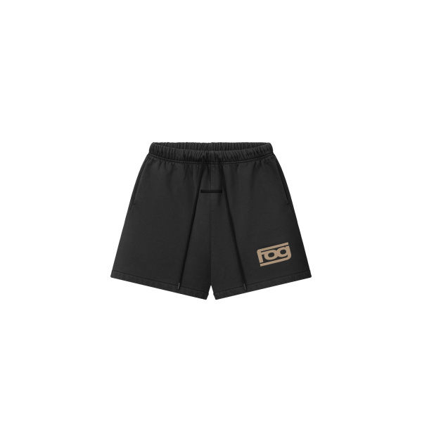 Fear of God Essentials Classic Short in Washed Vintage Black | Coveti