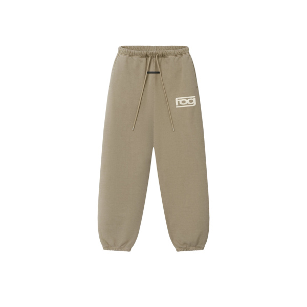 Fear of God Essentials Classic Slouchy Sweatpant in Washed Clay | Coveti