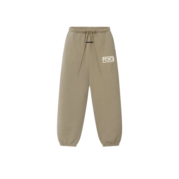 Fear of God Essentials Classic Slouchy Sweatpant in Washed Clay | Coveti