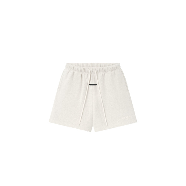 Fear of God Essentials Classic Sweatshort in Oatmeal Heather | Coveti