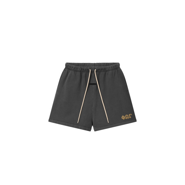 Fear of God Essentials Classic Sweatshort in Washed Iron Grey | Coveti