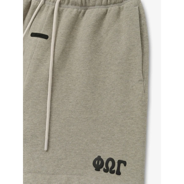 Fear of God Essentials Classic Sweatshort in Washed Seal Heather | Shorts | Coveti