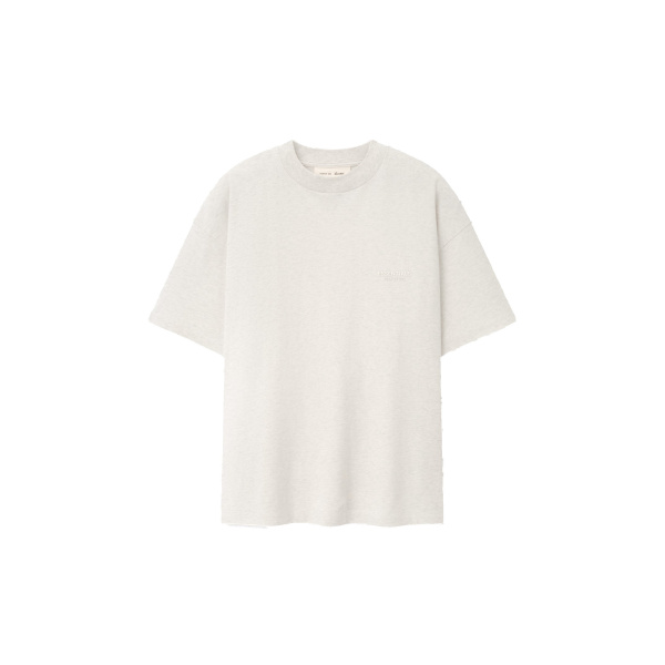 Fear of God Essentials Classic Tee in Oatmeal Heather | Coveti