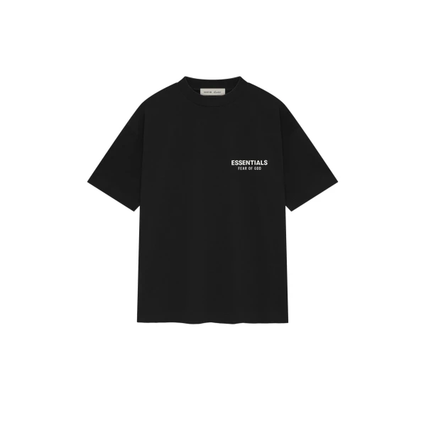 Fear of God Essentials Classic Tee in Vintage Black | Coveti