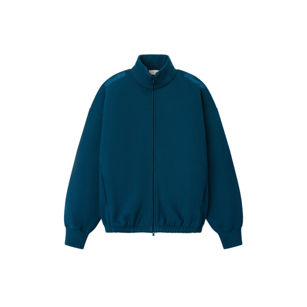 Fear of God Essentials Classic Track Jacket in Night Sea | Coveti