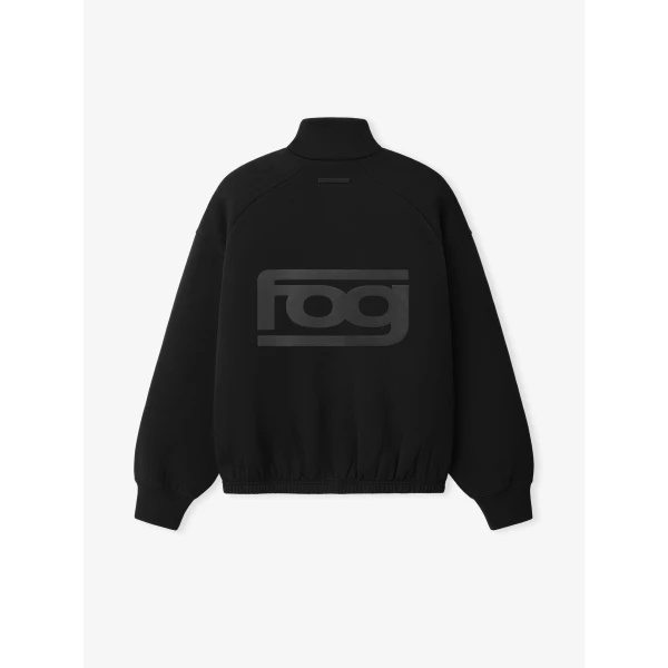 Fear of God Essentials Classic Track Jacket in Vintage Black | Men Jackets | Coveti