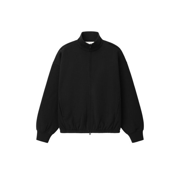 Fear of God Essentials Classic Track Jacket in Vintage Black | Coveti