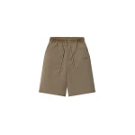 Fear of God Essentials Cotton Twill Lounge Drawstring Short in Washed Clay | Coveti