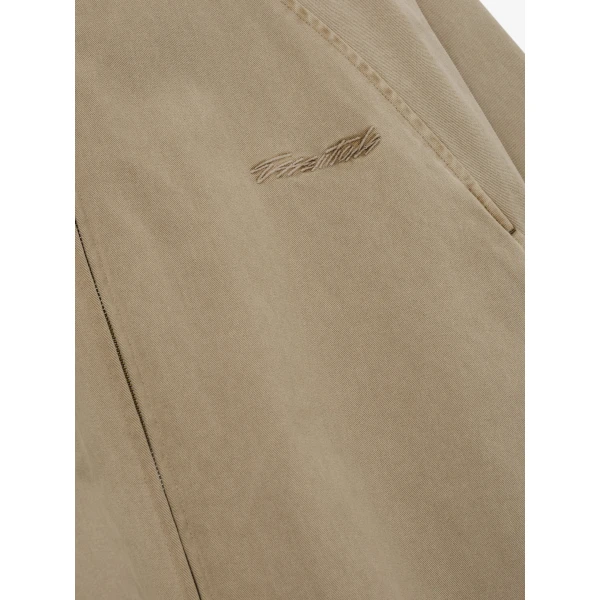 Fear of God Essentials Cotton Twill Modern Filled Jacket in Washed Clay | Men Jackets | Coveti