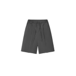 Fear of God Essentials Cotton Twill Relaxed Drawstring Short in Iron Grey | Coveti