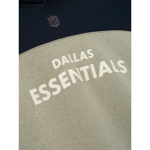 Fear of God Essentials Cowboys 90s Relaxed Hoodie in Seal Heather | Sweatshirts | Coveti