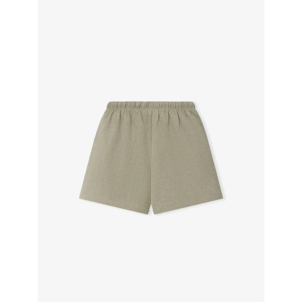 Fear of God Essentials Cowboys Classic Short in Seal Heather | Shorts | Coveti