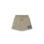 Fear of God Essentials Cowboys Classic Short in Seal Heather | Coveti