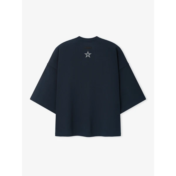 Fear of God Essentials Cowboys Merch Tee in Dark Sapphire | T-shirts & vests | Coveti