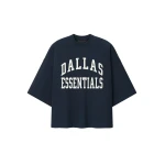 Fear of God Essentials Cowboys Merch Tee in Dark Sapphire | Coveti