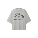 Fear of God Essentials Cubs National League Merch Tee in Concrete Heather | Coveti