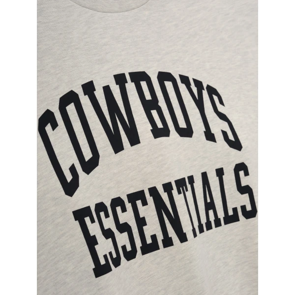 Fear of God Essentials Dallas Cowboys Training Camp Crewneck Boxy Fit in Light Heather | Sweatshirts | Coveti
